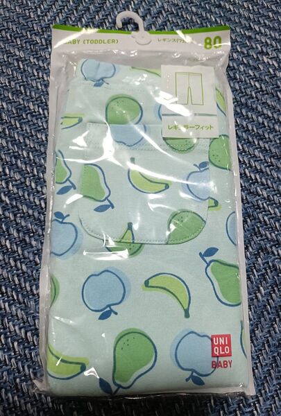 新品 80cm ユニクロ レギンス 7分丈