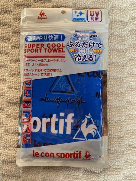 新品 le coq sportif ルコックスポルティフ 冷感タオル
