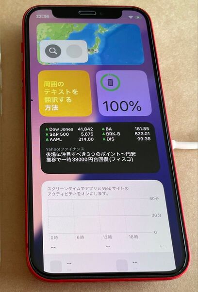 iPhone12mini 64GB レッド 《液晶問題あり》