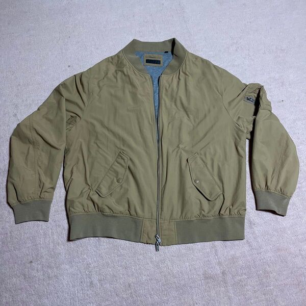 UNIQLO MA1 ブルゾン ベージュ 4XL 販売終了品 レアサイズ