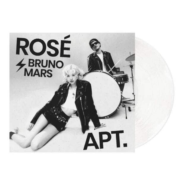 新品未開封 ROSE & BRUNO MARS APT. 7インチ 限定 WHITE ホワイト レコード ロゼ ブルーノマーズ