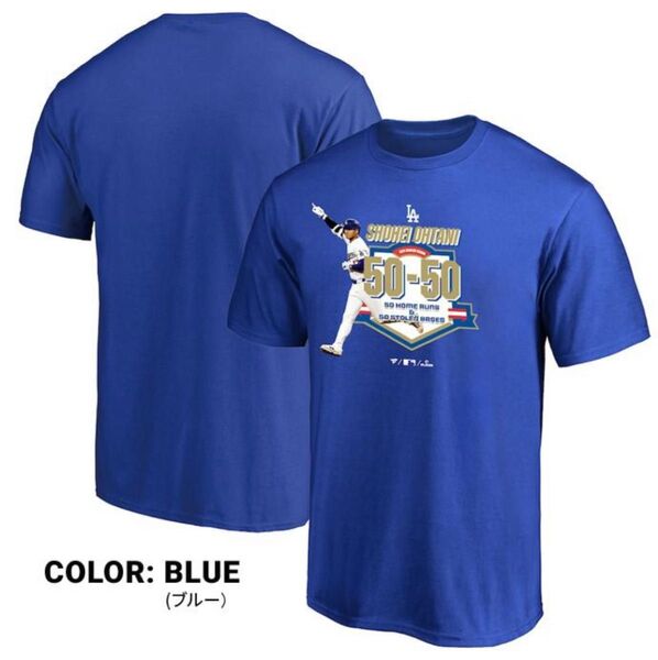 正規品 ドジャース 大谷翔平 Tシャツ 50-50 fanatics MLBショップ公式品