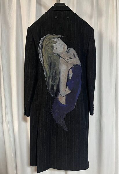 新品 ヨウジヤマモト プールオム Yohji Yamamoto POUR HOMME ウール コート コレクション ショーピース