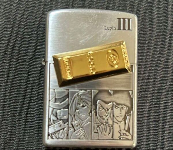 ▲【17】 ZIPPO ルパン 新品 ルパン三世 キャラクターグッズ 喫煙 金塊