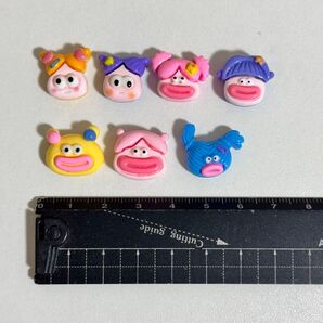 ネイルパーツ デコパーツ ミニパーツ はまだ ぶさかわ 7個セット