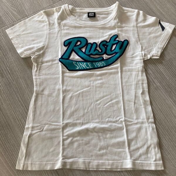 RUSTY 半袖Tシャツ 白