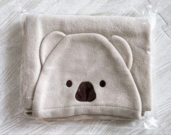 新品未使用品 コアラ 動物ブランケット おくるみ フード付き