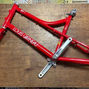 LOUIS GARNEAU MV1 フレーム ルイガノ アルミフレーム レッド フレームセット