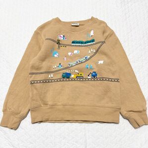 【美品】バブチップ 綿100% 裏起毛トレーナー 120