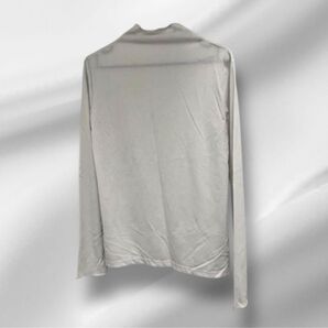 648 オペークドットクリップ シースルー カットソーインナー グレーM