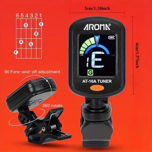 AROMA 充電式クロマチックデジタルチューナー AT-10A F003