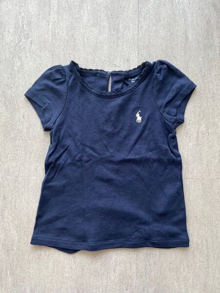 ポロ ラルフローレン Tシャツ ネイビー 18M 80 半袖Tシャツ