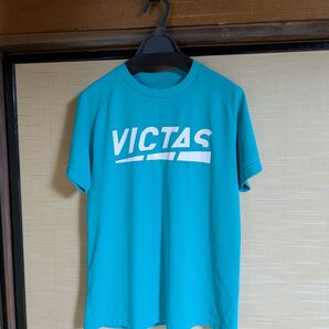 卓球 練習Tシャツ VICTAS グリーン Tシャツ Tシャツ