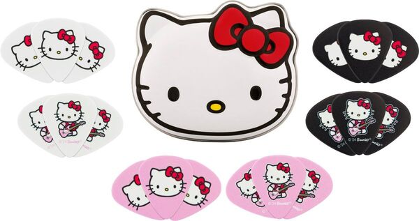 限定品 Fender x Hello Kitty 18 Pack Pick Tin, Medium フェンダー ギターピック18枚