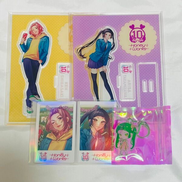 HoneyWorks POPUP 柴崎健 高見沢アリサ アクリルスタンド トレカ