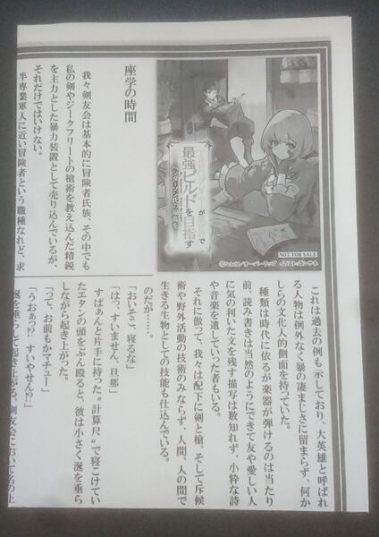 TRPGプレイヤーが異世界で最強ビルドを目指す 11巻 特典SSペーパー