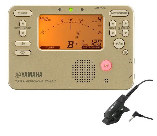 チューナー YAMAHA ヤマハ チューナーメトロノーム チューナーマイク付 TDM-710GLM