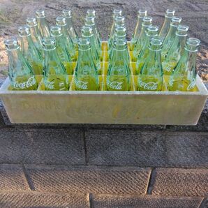 コカコーラ瓶 190ml 空瓶 ケース付き