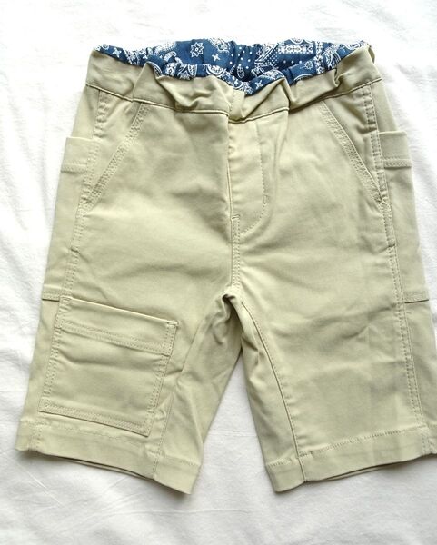 F.O.KIDS★エフオーキッズ★ハーフパンツ★5分丈★ストレッチ★ベージュ★120★新品未使用