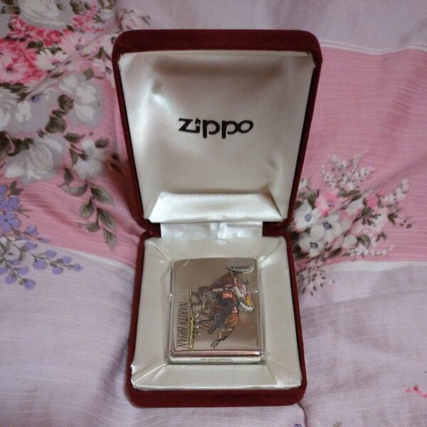 ZIPPO ジッポーライター ナリタブライアン 阪神大賞典 五冠馬 シリアルno.1778 1998年製