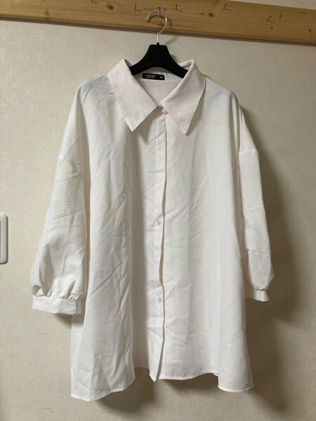 SHEIN CURVE シーイン ルーズパフスリーブ 半袖 ブラウス