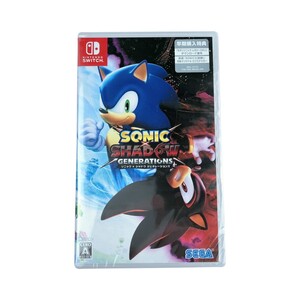 ▽▽【1円スタート】 Switch ソニック×シャドウ ジェネレーションズ SONIC×SHADOW GENERATIONS 未使用