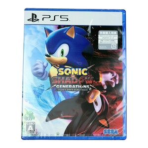 ▽▽【1円スタート】 PS5 SONIC×SHADOW GENERATION ソニック×シャドウ ジェネーレーション 未使用