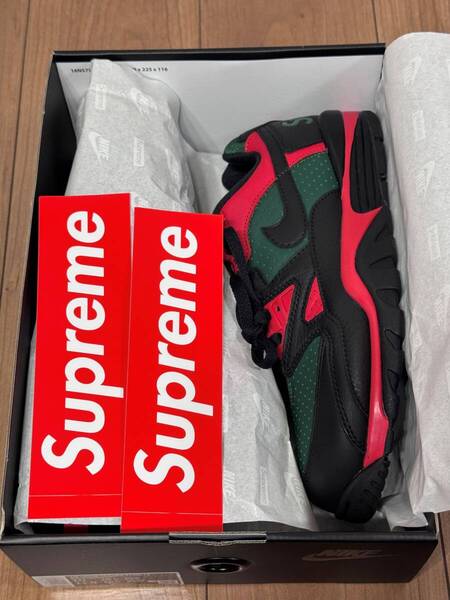 【新品/28.0/ステッカー2枚付】Supreme x Nike Air Cross Trainer 3 Low Black //ナイキ シュプリーム US10 エアクロストレーナー3