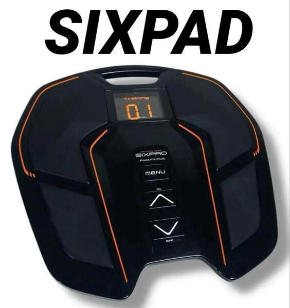動作品 美品 MTG シックスパッド シックスパッド フットフィット プラス 2 SIXPAD ブラック トレーニング Foot Fit Plus 2 足 強弱 調整