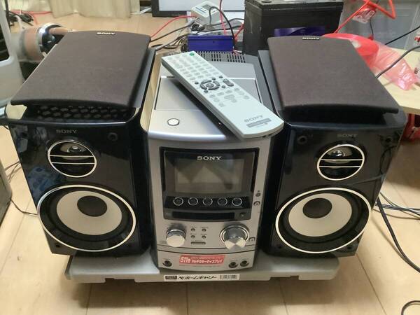 SONY CD レシーバー HCD-M3 MD/CD/カセット/ラジオ 動作確認済 リモコン付属