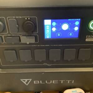 BLUETTI EB200P 大容量ポータブル電源 出力2200W 容量2048Wh 2025年9月まで、保証あり