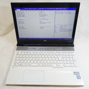 【ジャンク】 NEC NS750/D Core i7-6500U メモリ8GB 人気の白!部品取りや再起させられる方向け【送料無料】 No639
