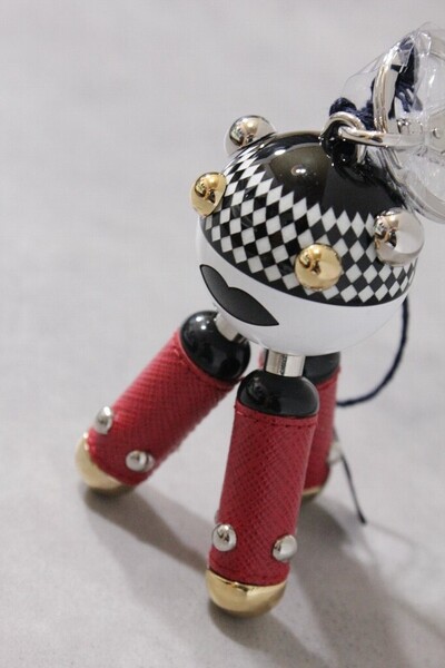 PRADA★新品6.7万円 プラダ 1TR058 プラダマリア TRICK ROBOT キーホルダー バッグチャーム