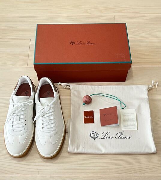 ◆ロロピアーナ〈Loro Piana〉スニーカー TENNIS WALK テニスウォーク 鹿革