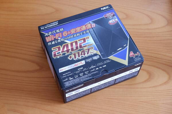 ◎新品・未使用◎ Aterm PA-WX3600HP 4ストリーム / V6プラス対応 無線LANルーター
