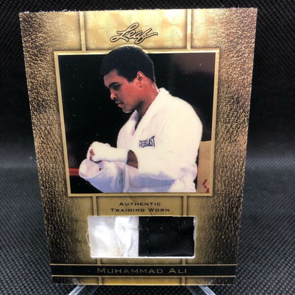 2011 MUHAMMAD ALI METAL TRADING CARDS モハメド・アリ メタル カード 1枚限定 1of1 ユニフォームカード ALI トレーディングカード