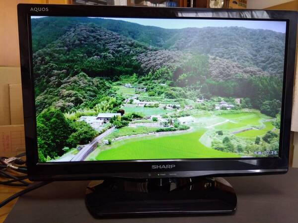 シャープ AQUOS 19型 液晶テレビ LC-19K90 2013年製 BCAS、リモコン、各種ケーブルつき