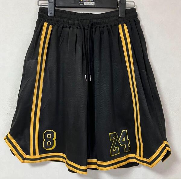 ★未使用品 BRYANT #8# 24 バスパン コービー・ブライアント LAKERS レイカーズ ユニフォーム NBA バスケ ジャージ ハーフショーツ パンツ