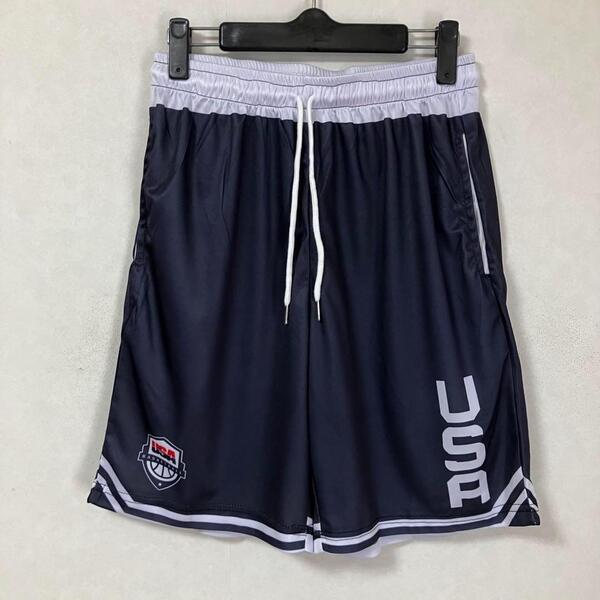★未使用品 バスケットボール USA代表 ドリームチーム DREAMTEAM バスパン ショーツ ユニフォーム NBA バスケ ジャージ ハーフパンツ M