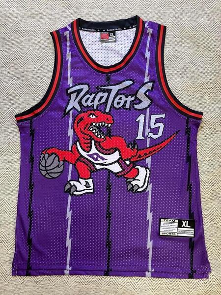 【未使用品】 NBA CARTER #15 ビンス・カーター RAPTORS トロント・ラプターズ ユニフォーム ゲームシャツ バスケ ジャージ ジョーダン