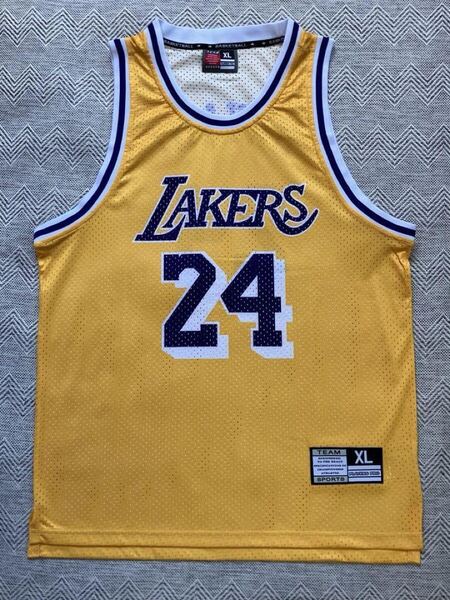 ★未使用品 NBA BRYANT #24 コービー・ブライアント LAKERS ロサンゼルス・レイカーズ ユニフォーム シャツ バスケ ジョーダン ジャージ