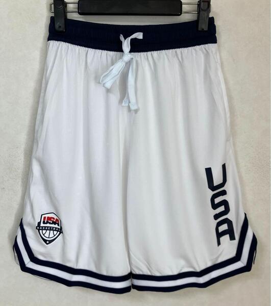 ★新品 バスケットボール USA代表 ドリームチーム DREAMTEAM バスパン ショーツ ユニフォーム NBA バスケ ジャージ ハーフパンツ 未使用 M