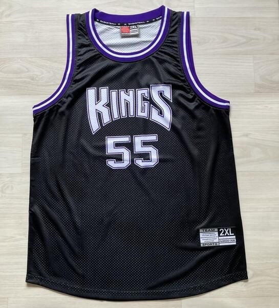 ★新品 NBA WILLIAMS #55 ジェイソン・ウィリアムス KINGS サクラメント・キングス ユニフォーム シャツ バスケ ジャージ XL 2XL