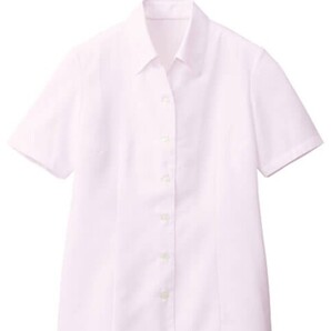 【新品】IST_9号_半袖ブラウス(D1:ピンク)GBSL-1251/イスト/かわいい会社事務服/おしゃれOL制服