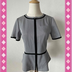 ※Aランク※【中古】SELERY_9号オーバーブラウス(ブラック)50530/セロリー/かわいいOL会社制服/おしゃれ事務服