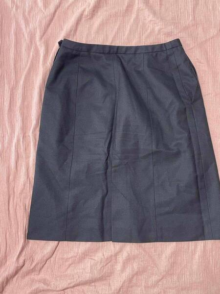 ※Dランク※【中古】enjoy_11号_セミタイトスカート(ネイビー)EAS680/エンジョイ/かわいい会社事務服/おしゃれOL制服
