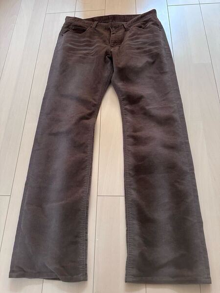 RADMESS men's BIGI コーデュロイパンツ ストレート LL ブラウン・茶