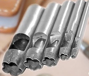 レザークラフト 抜き型 お花 5本セット カットワーク フラワー パンチ
