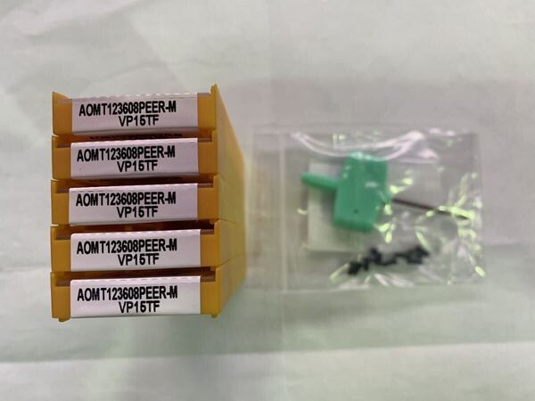 AOMT123608PEER-M VP15TF 5ケース 50個 レンチ1個 クランプねじ10個 APX3000用 チップ 未使用品