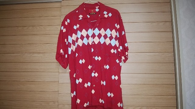 新品 ロカビリーシャツ ピンク XL アーガイル レプリカ 50s 大きいサイズ 新品 ロカビリーシャツ ピンク XL アーガイル レプリカ 50s